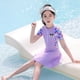 thumbnail image 2 of Kuromi Kids Swimsuit Cinnamoroll Sanrios Anime Kawaii Professional Training Quick-Drying Sunscreen Swimwear Summer Beach Clothes, 2 of 5