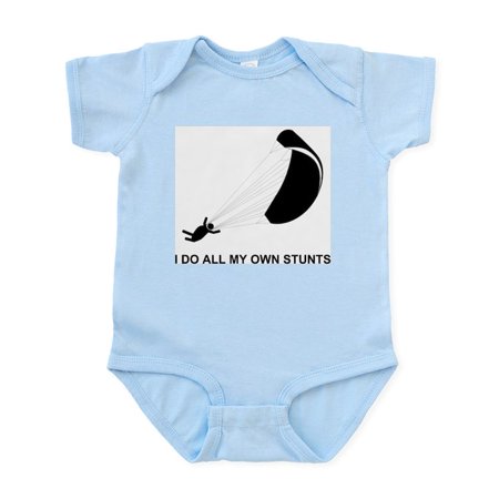 

CafePress - Paragliding Paraglider Own Stunts Infant Bodysui - Baby Light Bodysuit Size Newborn - 24 Months
