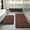 thumbnail image 5 of 2 Pack Mixed Color Diatomaceous Earth Bath Mats,Quick Dry Super Absorbent Shower Rug with Non-Slip Rubber Back,Water Resistant Floor Mat for Bathroom Tub And Sink Area, 5 of 7