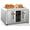 Silver 1, variant on 4 Slice Toaster, Touchscreen & Dual Independent Control Panel, 7 Shade Settings, Stainless Steel, 1800W, Silver