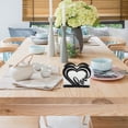 thumbnail image 4 of BESTYASH Servilletas Decorativo De Metal Negro Para Eventos Especiales, 4 of 6
