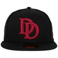 thumbnail image 2 of Daredevil Logo Black Colorway New Era 59Fifty Fitted Hat-8 Fitted, 2 of 6