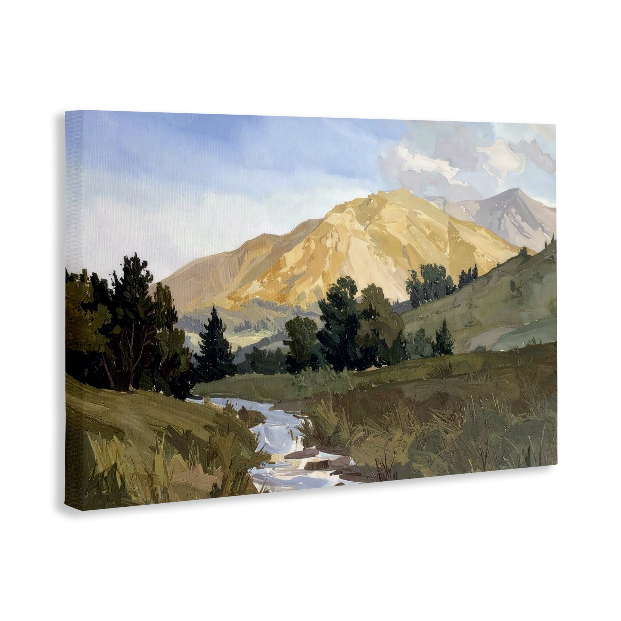 Stupell Industries Mountain Divide Valley Canvas Wall Art, design by Alonza Saunders