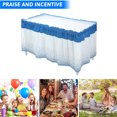 thumbnail image 6 of HongHeng Plastic Table Skirts and Polka Dot Tablecloths Confetti Table Cover 167 x 28 Inch Disposable Table Skirts for Wedding Birthday Party Decoration Supplies, 6 of 6