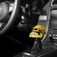 thumbnail image 4 of Yellow Universal Manual Wicked Skull Head Gear Stick Car Shift Knob Shifter Holloween, 4 of 5