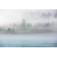 thumbnail image 2 of Mahan, Kathy 32x23 White Modern Wood Framed Museum Art Print Titled - Alaska Fog II, 2 of 4