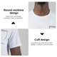 thumbnail image 3 of Camiseta deportiva informal holgada grande para hombre con bolsillo sin costuras de seda de hielo de verano elástica 2 uds, 3 of 7