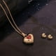 thumbnail image 3 of Conjunto de Joyas Fernando Pendiente Rhinestone Rojo, 3 of 4