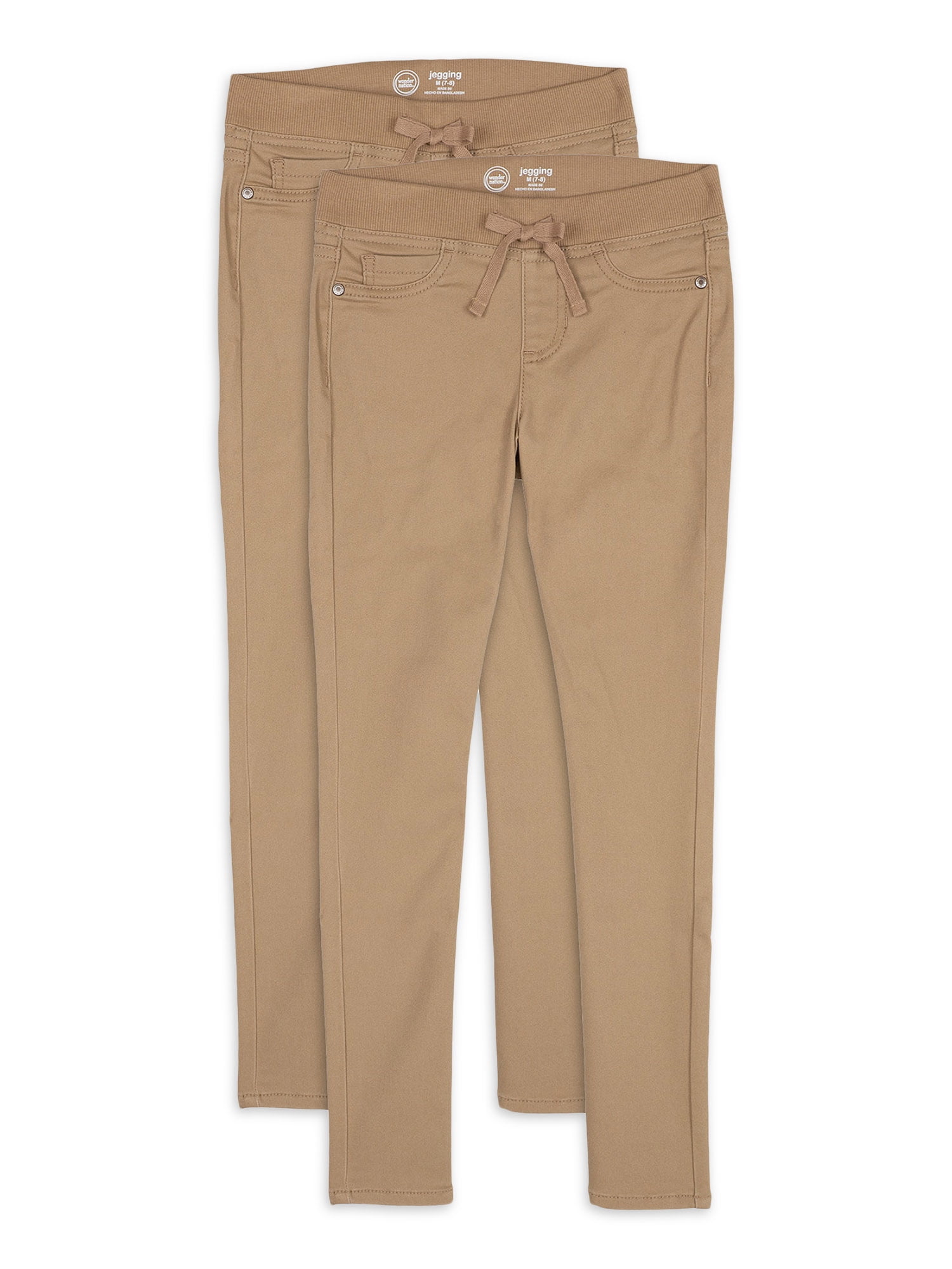 Wonder Nation Girls Kid Tough Rib Waist 
