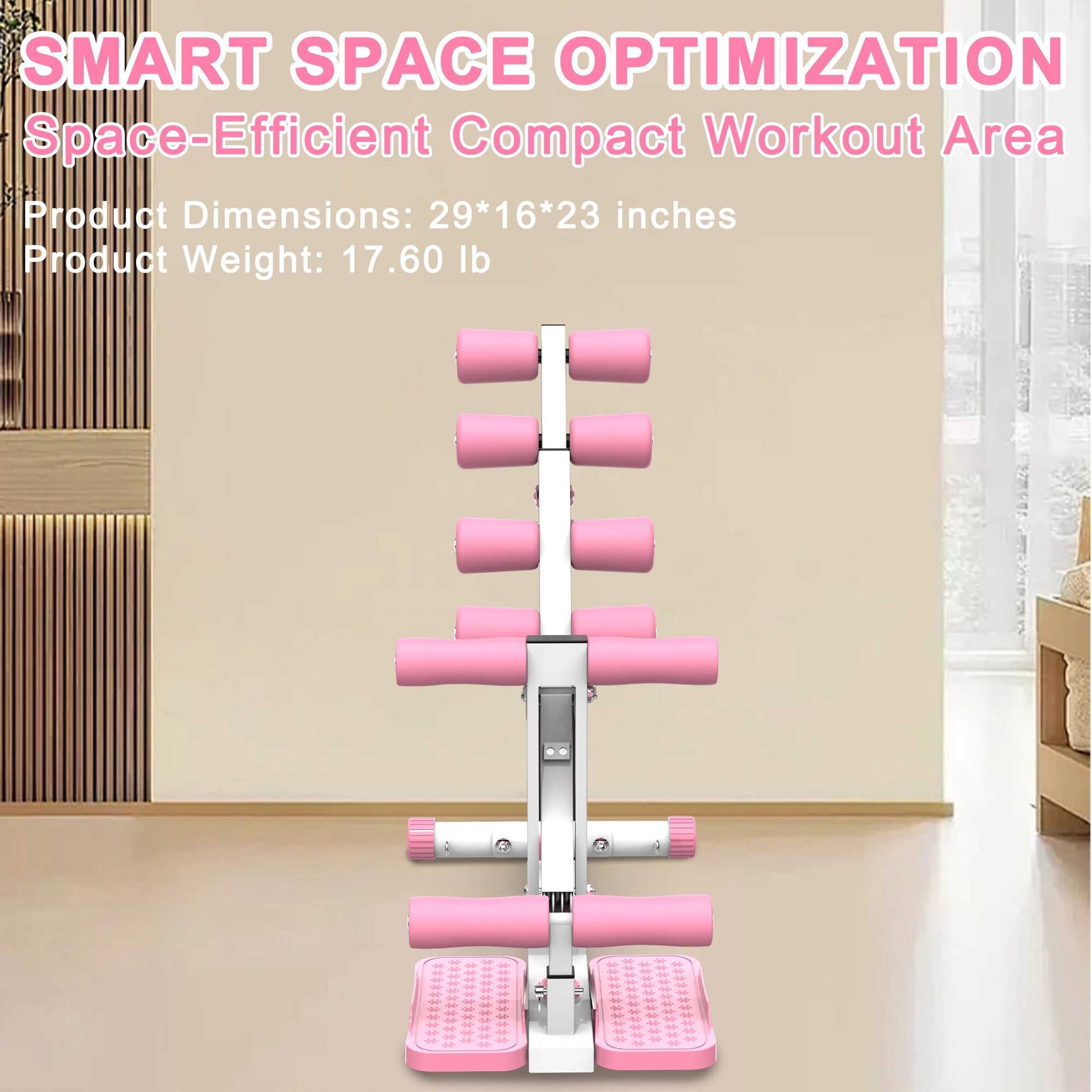 Exercise Equipment Deep Squat Machine for Home-Glutes Trainer Machine with Resistance Bands Squat Assist Trainer for Core & Legs Workout Ideal for Home Gym, Apartment & Office,Workout Equipment