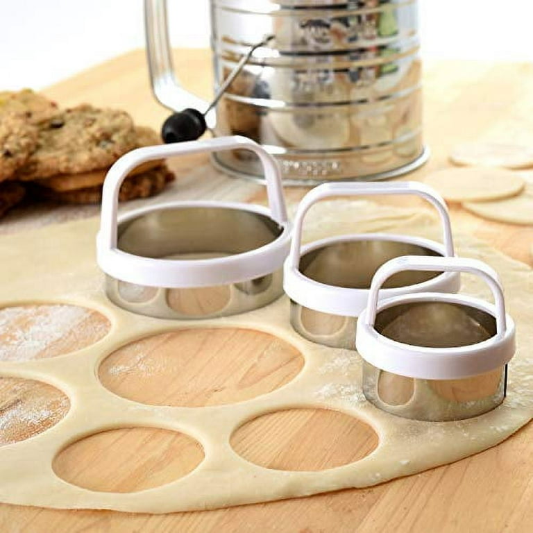  Norpro Stainless Steel Cookie Scoops, Set of 3: Cookie Cutters:  Home & Kitchen