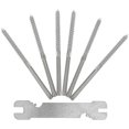 thumbnail image 2 of Wire Railing Kit with Square Head for Outdoor Use 1/8 Inch Silver Rotates Wire Rope Same Direction 3 Pairs, 2 of 2