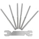 thumbnail image 2 of Wire Railing Kit with Square Head for Outdoor Use 1/8 Inch Silver Rotates Wire Rope Same Direction 3 Pairs, 2 of 2