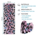 thumbnail image 2 of Pink and Blue Of Leopard Print Hot Yoga Mat Towel Non Slip for Hot Yoga - Quick-Drying Yoga Mat Cover with 4 Corner Pockets with Travel Bag - Hot Yoga Towel Non Slip 74"x26", 2 of 6