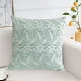 thumbnail image 1 of French Lace Pillow Linen Floral Sofa Cushion Set Classic Elegant Embroidery, 1 of 6