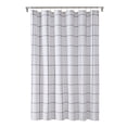 thumbnail image 2 of Better Homes & Gardens White Windowpane Cotton/PEVA Shower Curtain & Liner, 72” x 72” 14 Count, 2 of 8
