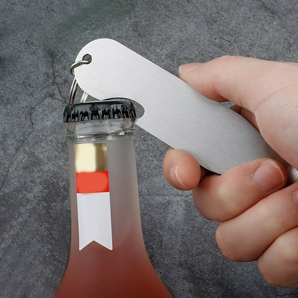 Cqxid Bottle&Can Openers Under $5 2PCS Stainless Beer Opener Multifunctional Stainless Wine Opener Beer Paint Oil Bucket Milk Powder Can Opener