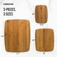 thumbnail image 4 of Juego de tablas de cortar Farberware reversible de bambú de 3 piezas, 4 of 9