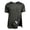 Dark Gray, variant on Post Surgery Recovery Tshirts for Men Short Sleeve After Rotator Cuff Post Shoulder Surgery Shirt Loose Fit Adaptive Clothing Light Gray XL