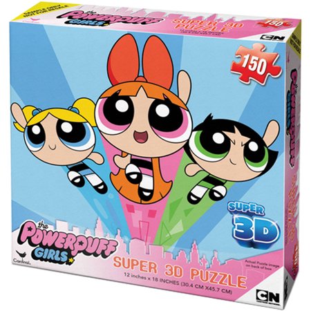 The Power Puff Super 3D, 150-Piece Jigsaw Puzzle - Walmart.com