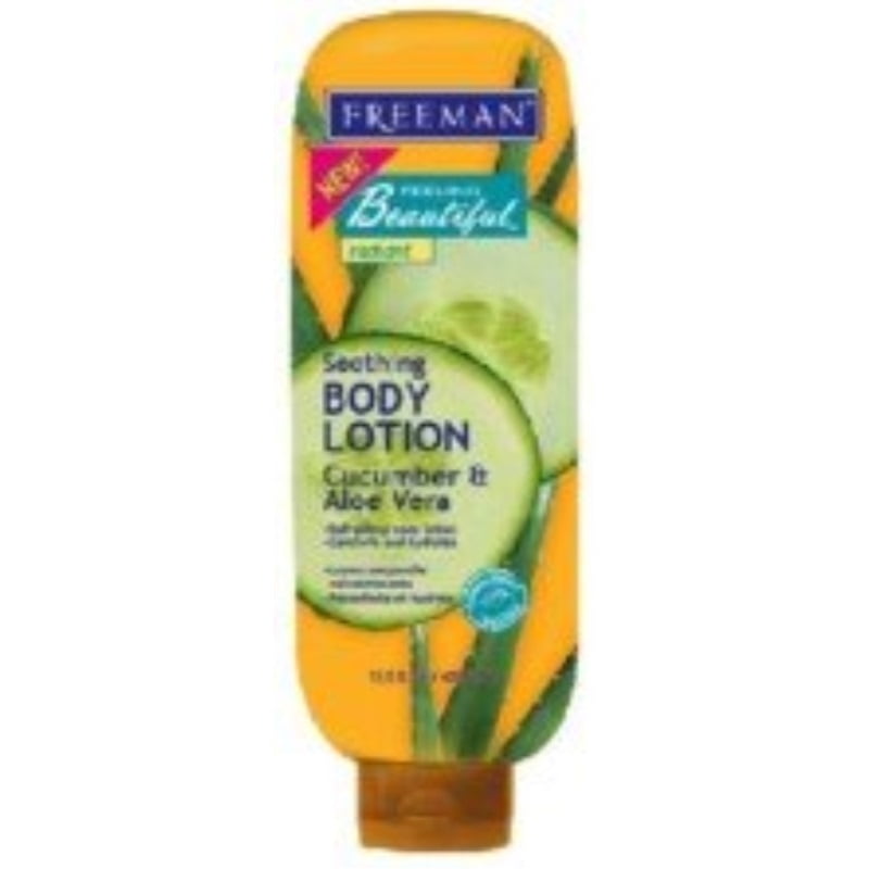 Freeman Soothing Body Lotion, Cucumber And Aloe Vera 13.5 Oz