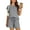 Gray, variant on Womens Two Piece Sets Short Sleeve and Shorts Sweatsuits Lounge Sets Homewear with Pocket XL