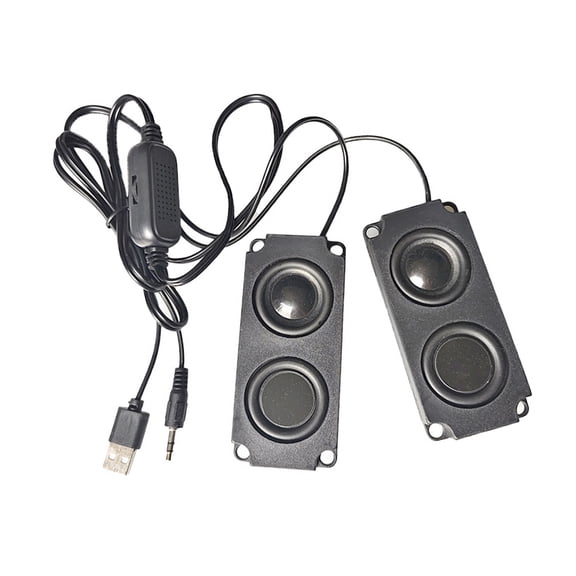 USB 3.5mm Small Computer Loudspeaker Portable Stereo Sound Surround Loudspeaker For Laptop Notebook Electronic