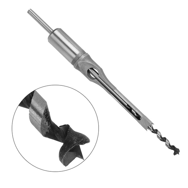 Broca de acero de alta velocidad de 5/16 pulgadas para taladro de orificio cuadrado, accesorios para carpintería, tecnología avanzada