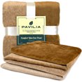 thumbnail image 3 of PAVILIA Flannel Fleece Throw Blanket for Couch | Super Soft Cozy Microfiber Couch Blanket | Decorative Accent Throw, 3 of 7