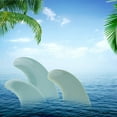 thumbnail image 4 of Thruster Fin Set, Surfing Fins Universal PVC  For Longboard Accessories, 4 of 8