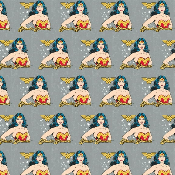 Wonder Woman Vintage Icon Premium Roll Gift Wrap Wrapping Paper