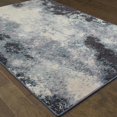 thumbnail image 5 of Oriental Weavers Evolution Area Rug - 8000B - 10' x 13'2" - in Navy/ Ivory - Modern Style, Stain Resistant, Family and Pet Friendly , Family, Dining, Living Room Rug, 5 of 5