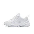 thumbnail image 2 of Zapatillas clásicas M2K Tekno blancas de platino puro, unisex, cómodas, de suela gruesa, estilo retro, informales, de caña baja, 2 of 4