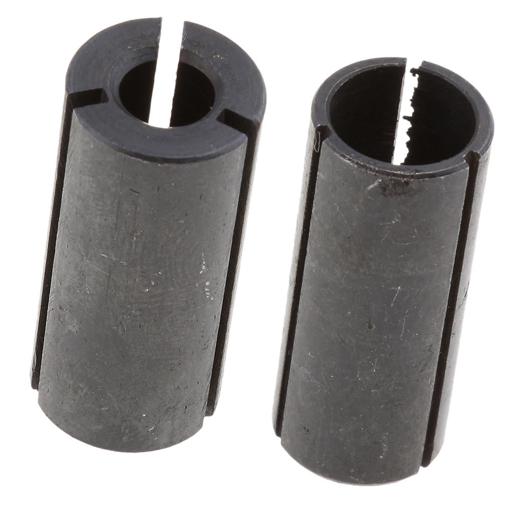 2Pcs 6,10mm to 12.7mm Engraving Bit CNC Router Tool Adapter Chuck Collet 