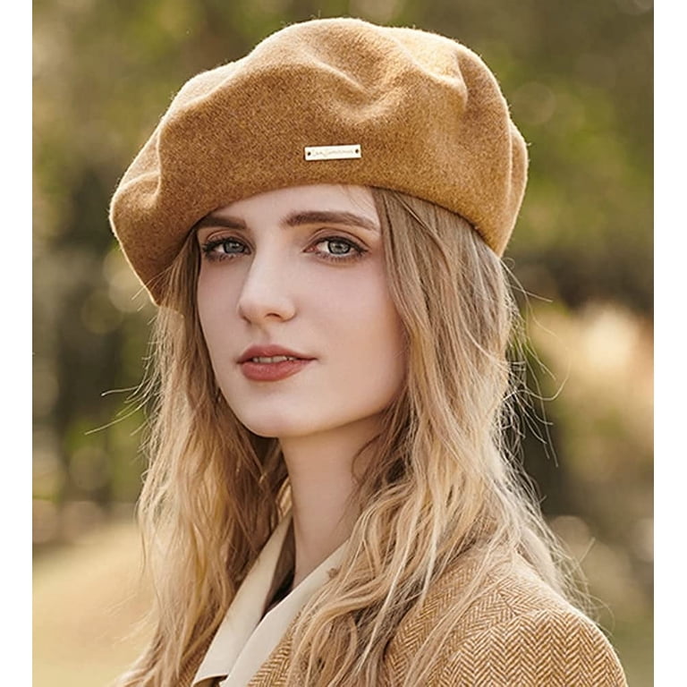 Beret Hat Stylish Woolen Caps For Girls CoCopeaunt French  display picture 3