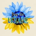 thumbnail image 3 of CafePress - Pray For Ukraine Blue And Yellow Sunflower T Shirt - Men's Classic Graphic T-Shirt, 3 of 4