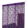thumbnail image 2 of Brixlen Rose Floral Tassel String Curtain, Boho Sheer Door Curtain, Light Filtering Decorative Window Panel for Bedroom Living Room Salon, 2 of 2