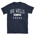 thumbnail image 1 of Big Wells Texas Classic Established Men's Cotton T-Shirt, 1 of 1