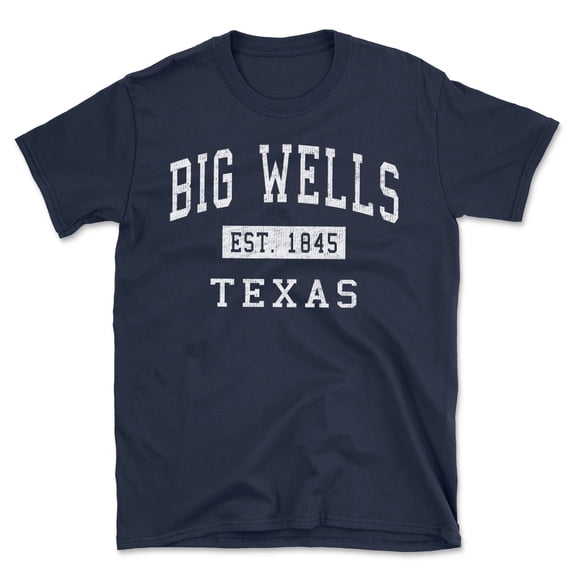 Big Wells Texas Classic Established Men's Cotton T-Shirt