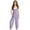 Light Purple, variant on Girls Jumpsuits Casual Sleeveless Jumpsuit Drawstring Romper Kids Overalls with Pockets Cute Summer Clothes Girls 5-6 Years