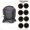 black, variant on 8-in-1 Christmas Projection Night Light, USB Ceiling and Wall Projector Lamp with 8 Replaceable Film Patterns, 360 ° Rotating Indoor Decorative Light for Bedroo