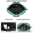thumbnail image 3 of Green Daisy Flower Floral Pattern Travel Tote Bags for Women Carry On,Large Weekender Bags for Women Travel,Multi Functional Duffle Bag for Work,Shopping,Sports, 3 of 5