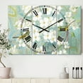thumbnail image 2 of Designart 'Birds on Blossom' Traditional Wall Clock, 2 of 3