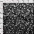 thumbnail image 3 of oneOone Polyester Spandex Gris Tissu Floral Rétro Robe Tissu Tissu Imprimé par la Cour 56 Pouces de Large, 3 of 5