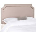 thumbnail image 2 of Safavieh Shayne Modern Classic Upholstered Headboard with Nail Heads, Full, Taupe, 2 of 3