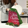 thumbnail image 6 of GZHJMY Merry Christmas Fir Tree Kitchen Towel, Dish Towels Quick Drying Tea Towels Absorbent Hand Towels for Kitchen Sink Dinner Table 28 x 18 Inches, Set of 4, 6 of 7