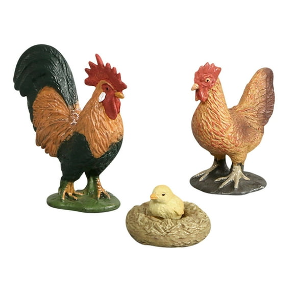 Agiferg Set Mini Animal World Zoo Model Figure Action Toy Set Cartoon Simulation Animal Lovely Plastics Toy For Kids