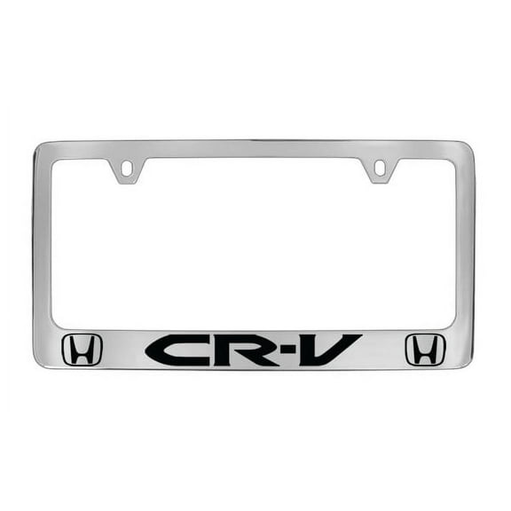 Honda CR-V Chrome Plated Zinc License Plate Frame Holder