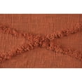 thumbnail image 5 of LR Home Orange Shag Diamond Lightweight Cotton Throw Blanket, 50" x 60", 5 of 10