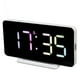 thumbnail image 5 of Reloj despertador digital LED con espejo, automático, fotosensible, con carga USB y alarmas duales para el hogar, el dormitorio y la oficina., 5 of 14